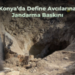 Konya’da Define Avcılarına Jandarma Baskını: Emirgazi’de 4 Kişi Suçüstü Yakalandı