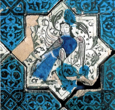 Kubadabad Sarayı siren tasvirli çini