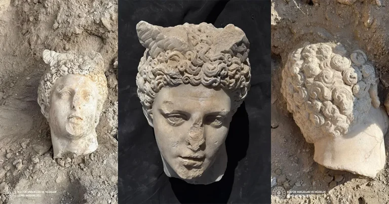 Laodikeia’da Estetik Harikası: Meclis Binası’ndan “Hermes”in Başı Çıktı