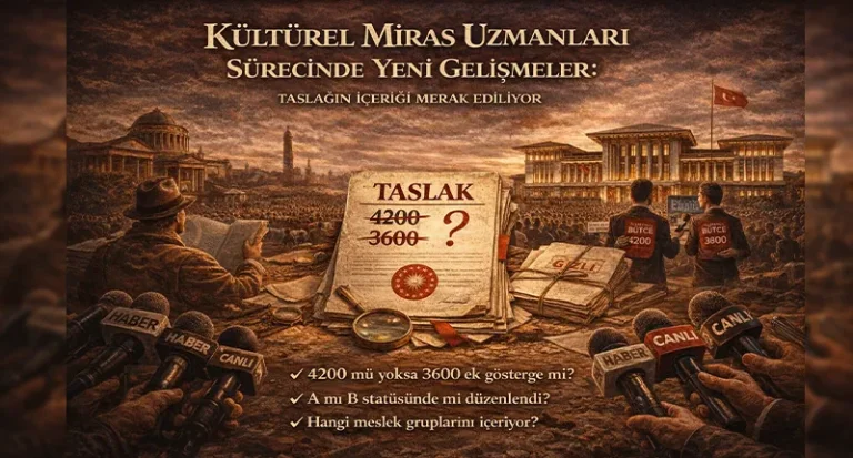 Kültürel Miras Uzmanları Sürecinde Yeni Gelişmeler: Taslağın İçeriği Merak Ediliyor