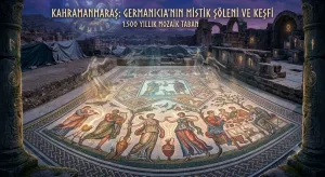 Germanicia Antik Kenti’nde 1500 Yıllık Şölen Mozaiği Bulundu