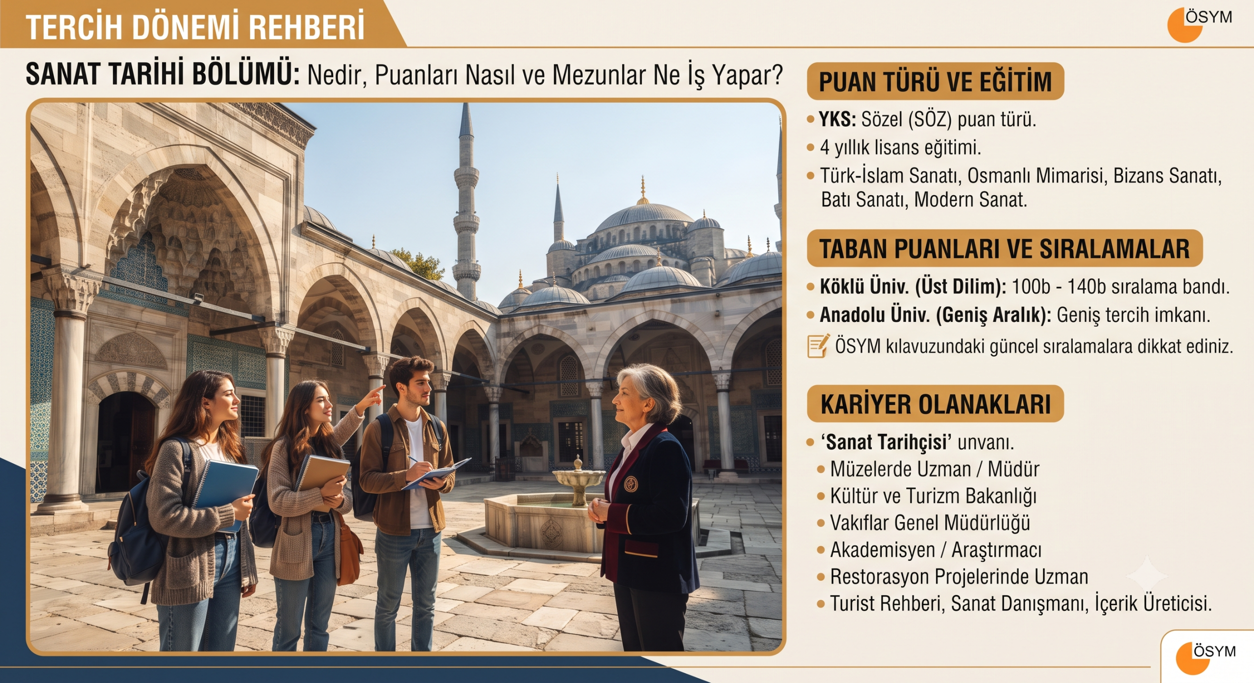 Tercih Dönemi Rehberi: Sanat Tarihi Bölümü Nedir, Puanları Nasıl ve Mezunlar Ne İş Yapar?