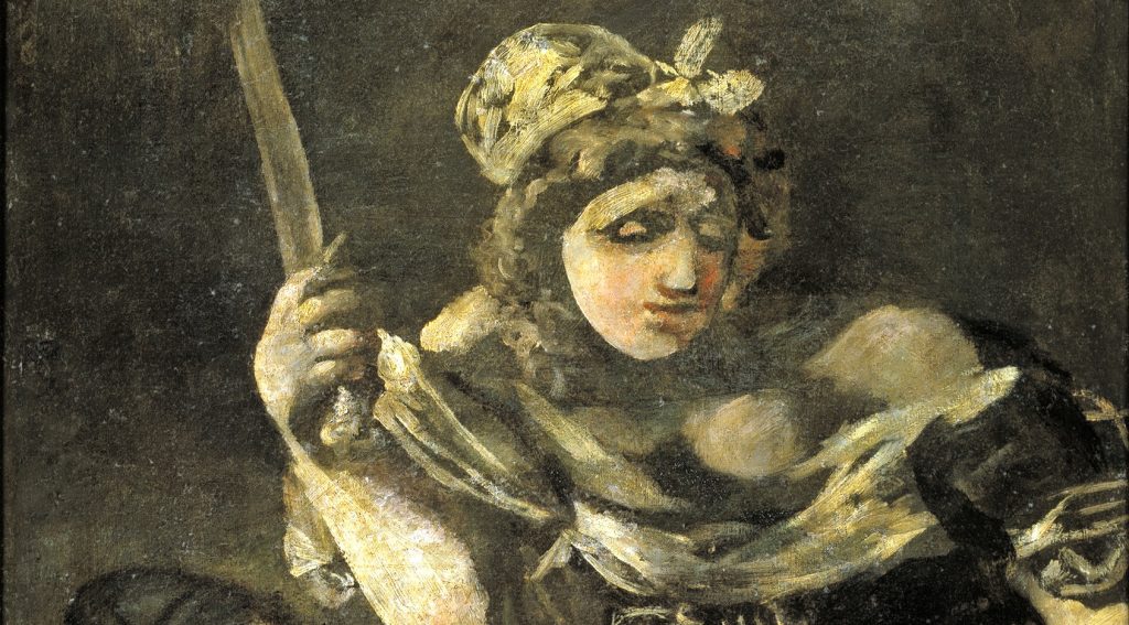 Judith Holofernes Goya detay