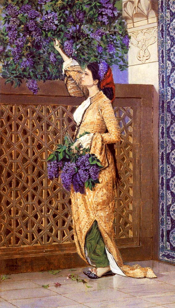 Osman Hamdi Bey Leylak Toplayan Kiz