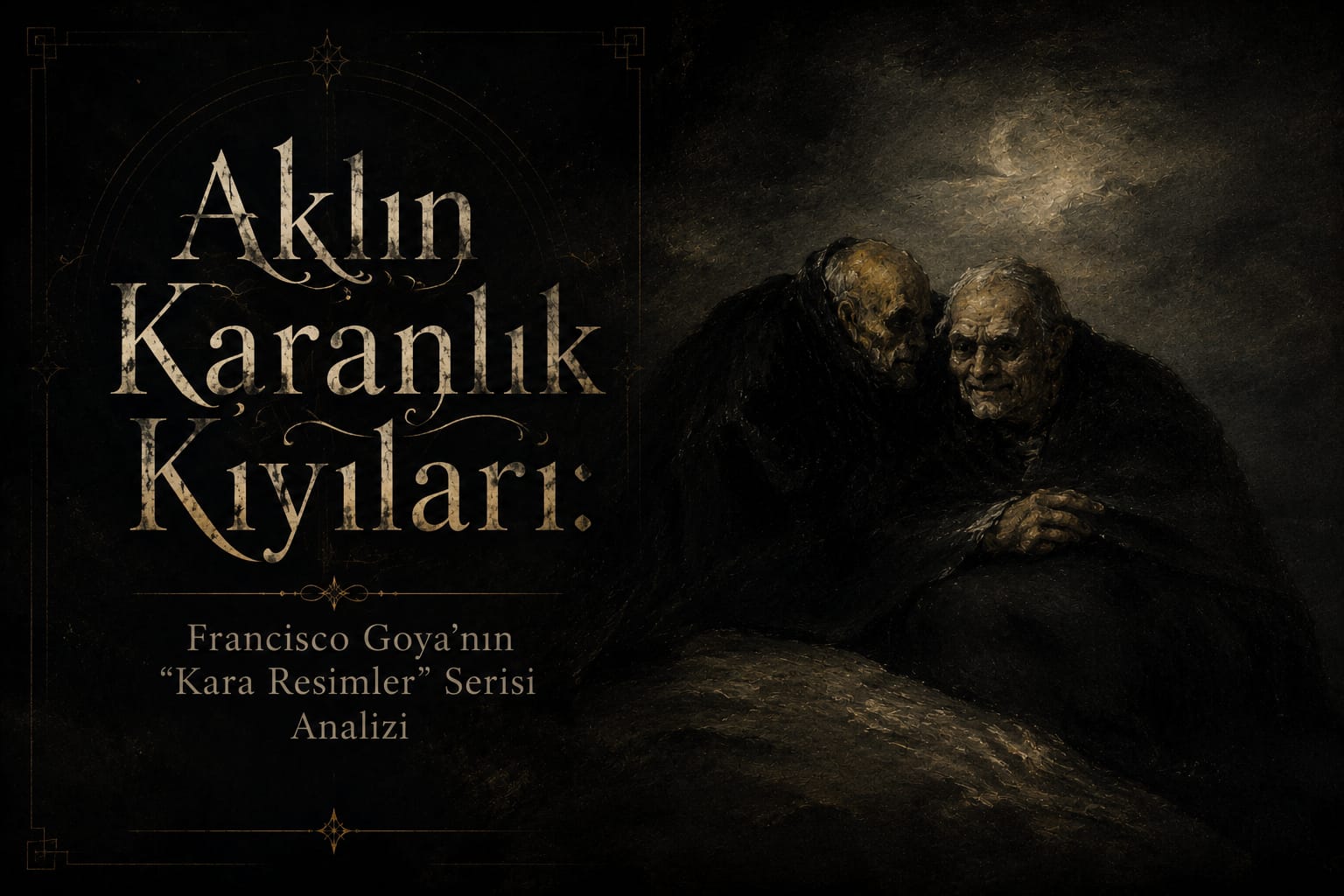 Aklın Karanlık Kıyıları: Francisco Goya’nın “Kara Resimler” Serisi – IV. Bölüm: İki Yaşlı Adam