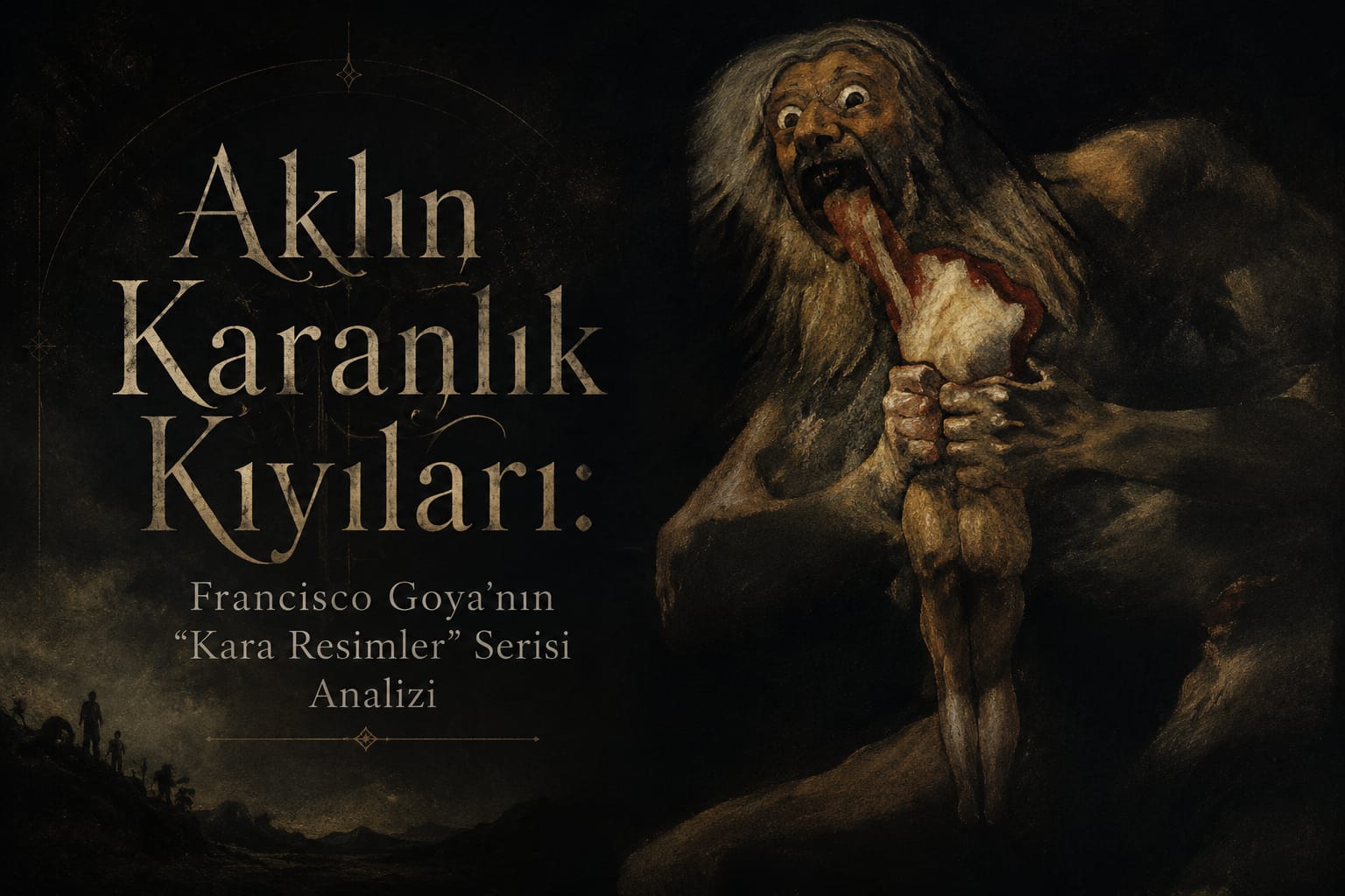 Aklın Karanlık Kıyıları: Francisco Goya’nın “Kara Resimler” Serisi – I. Bölüm: Çocuklarını Yiyen Satürn