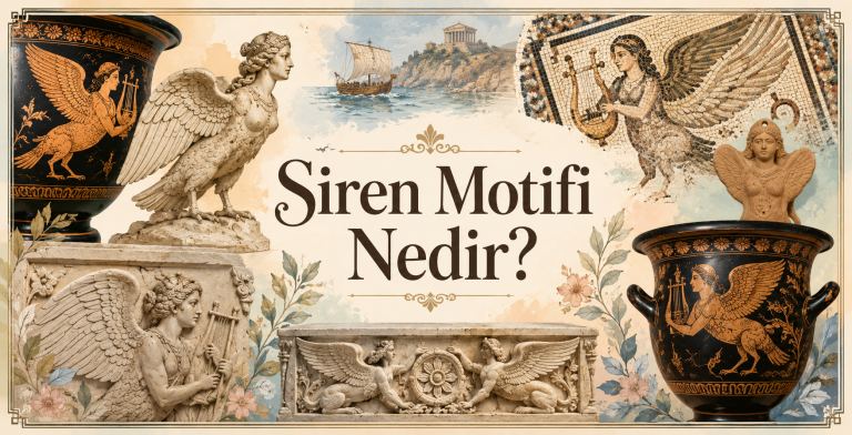 Siren Motifi Nedir? Antik Çağ Sanatında Kuş Bedenli Kadınların Anlamı ve İkonografisi
