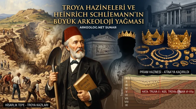 Troya Hazineleri ve Heinrich Schliemann’ın Büyük Arkeoloji Yağması
