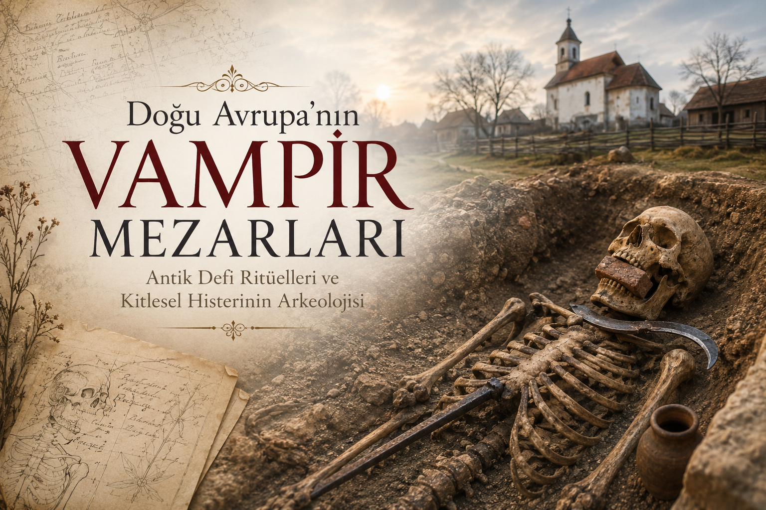 Doğu Avrupa’nın “Vampir” Mezarları: Antik Defi Ritüelleri ve Kitlesel Histerinin Arkeolojisi