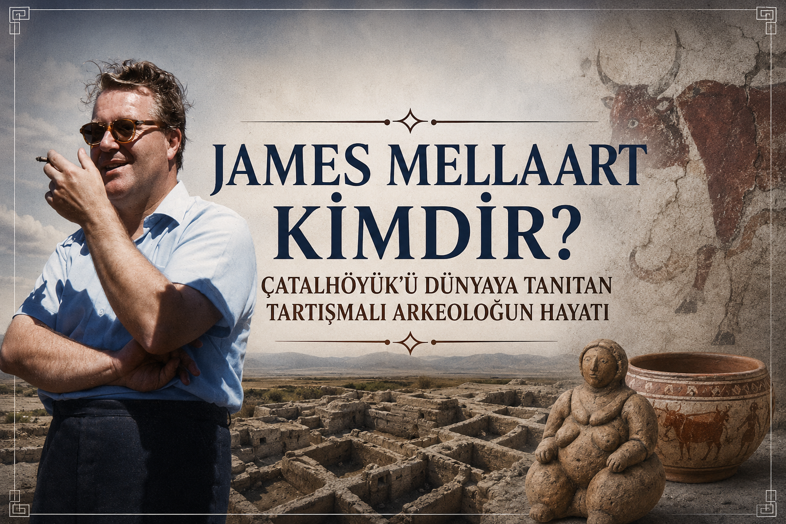 James Mellaart Kimdir? Çatalhöyük’ü Dünyaya Tanıtan Tartışmalı Arkeoloğun Hayatı